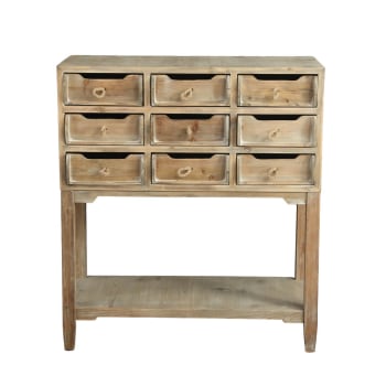 Provence - Console de rangement en bois L80