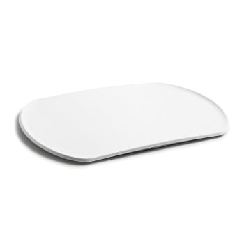 Create - Planche à découper opaque en polypropylène blanc 35x22,5 cm