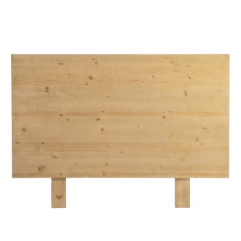 Nala - Tête de lit en bois d'épicéa de couleur naturelle pour lit 190 cm