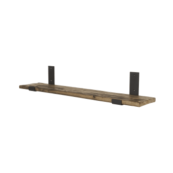 COCOYA Juego De 3 Estantes De Pared De 7.3 Pulgadas De Profundidad, Madera Maciza De Paulownia Más Anchos Más Largos Resistentes Fáciles De Instalar Estantes Montados En Pared Libreros Estantes De