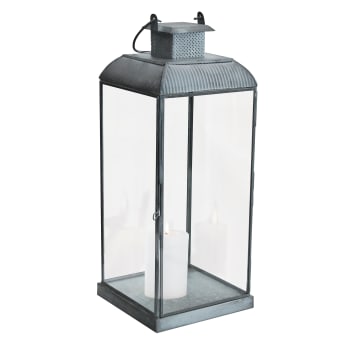 BIL - Lanterna in vetro grigia