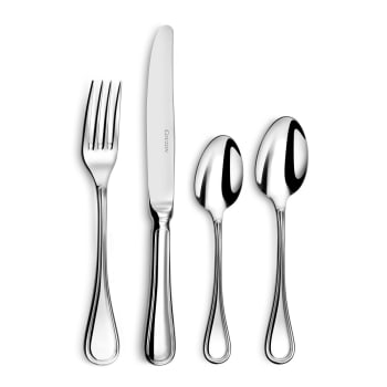 Set De Cubiertos 24 Pzas Cubertería En Acero Inoxidable Tenedor Cuchillo Cuchara | Leroy Merlin
