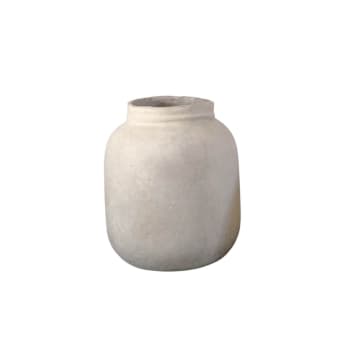 Vase aus Pappmaché handgefertigt
