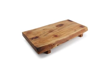 CHOP - Planche à servir en bois 50x28xH7,5cm