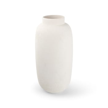 BULLET - Vase en grès blanc 23,5xH49,5cm