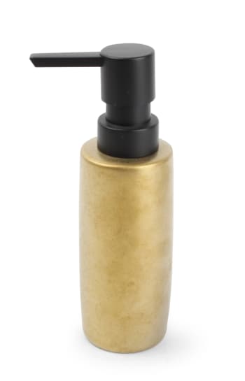 FAIN - Distributeur de savon en porcelain doré 15cl