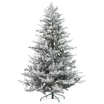 Brisco - Albero di Natale bianco e verde 210 cm