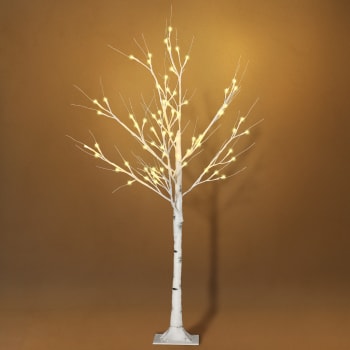 Arbre lumineux 72 LEDS - H.1,2 m - blanc