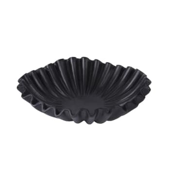 Rosalie - Coupe ronde    35 cm Table Passion noir en aluminium H5