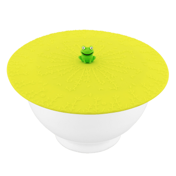 Couvercle De Bol En Silicone Réutilisable - Diamètre 15 Cm - Étanche, Micro-ondes Et Lave-vaisselle - Poignée Intégrée
