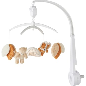 Mobile Musical Pour Bébé – Coton – Décoration Chambre – Boîte à Musique – Fruits Colorés – Stimulation Auditive & Visuelle