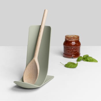 Porte-cuillère En Céramique Blanc - Support Vertical Pour Louche & Spatule - Organisateur De Cuisine Lavable Au Lave-vaisselle - 11