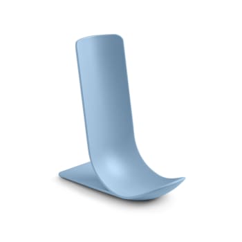 Create - Repose-cuillère vertical en polypropylène bleu