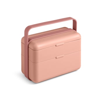 Create - Lunchbox 2 scomparti in polipropilene rosa