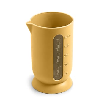 HENDI Caraffa Graduata in Polipropilene con Scala Graduata, Capacità 0,5 L, Brocca Trasparente con Manico e Beccuccio, 90x(H)140mm HENDI Caraffa Graduata in Polipropilene con Scala Graduata, Capacità 0,5 L, Brocca Trasparente con Manico e Beccuccio, 90x(H)140mm