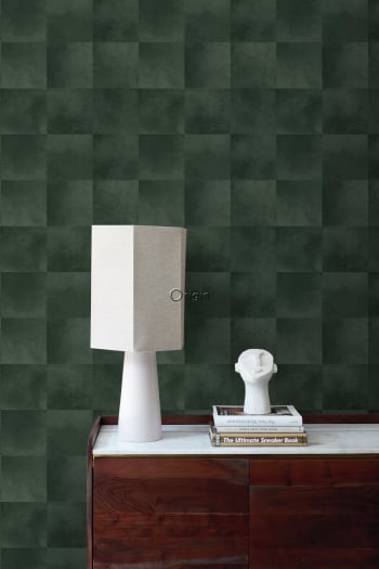 Luxury skins - papier peint motif en peau d'animal vert foncé 0,53 x 10,05 m