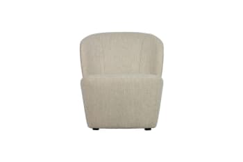 Lofty - Sessel aus Stoff, weiß