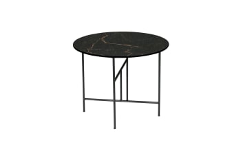Vida - Table basse avec marbre noir