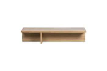 Angle - Table basse en bois beige