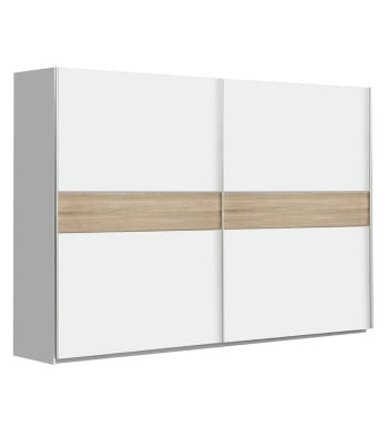 WINTER - Armario 2 puertas correderas de 270 cm color blanco