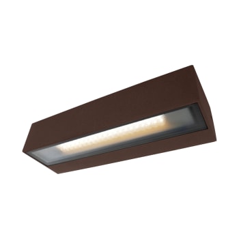 TISA - Aplique LED marrón con luz bidireccional
