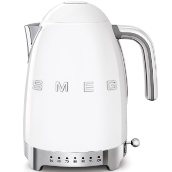 Années 50 - Bouilloire à température réglable 1,7L blanc Smeg