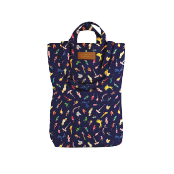 OISEAUX - Tote bag polyester recyclé motif Oiseaux