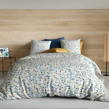 Parure de lit 2 places coton à motifs 240x260 cm