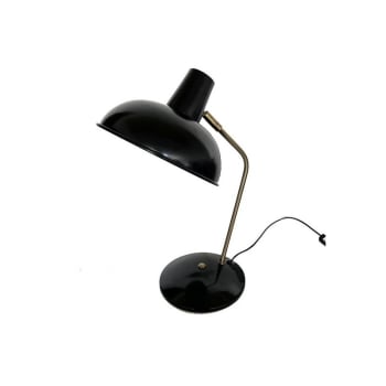 Hortense - Lampe de bureau en métal noir