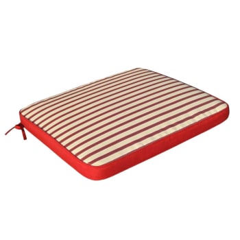 Cuscino per seduta idrorepellente in poliestere rosso 40x40 cm