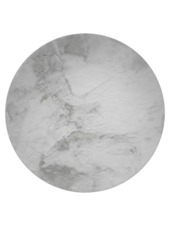 Tappeto Rotondo Lavabile In Lavatrice 100 Cm - Antiscivolo, Pelo Corto, Motivo Renna Autunnale
