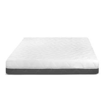 FDM HOME MAX Materasso Matrimoniale 160x200 cm Alto 24 cm Materasso a Molle Insacchettate Grado di Rigidità H3 H4 Due Lati 7 Zone di Comfort Strato di Cocò Rivestimento Lavabile OEKO-TEX Anallergic