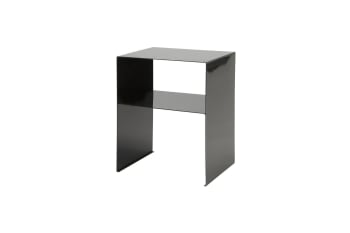 Fari - Table d'appoint en acier noir