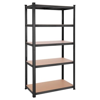 Étagère Métal 5 Niveaux 180x90x40cm - Charge 175kg/étagère - Rangement Garage Ou Cave
