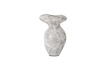 Nori - Vase à décorer en terre cuite gris H23cm