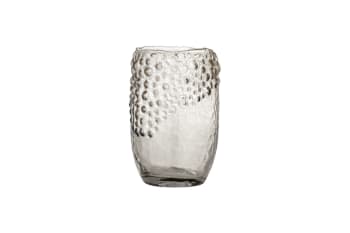 Emalia - Vase en verre brun H22.50cm