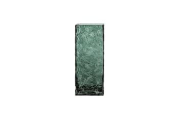 Remon - Vase en verre vert H30cm