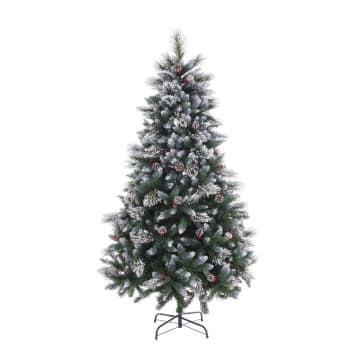 Árbol de Navidad artificial 723 ramas Alt.180 blanco-verde