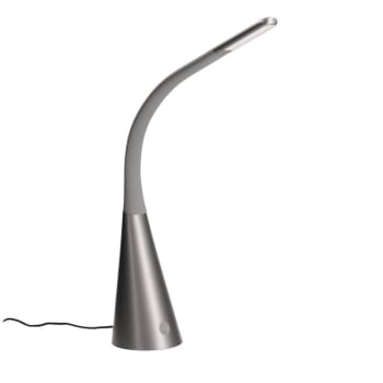 STOL - Lampe de table LED en métal gris