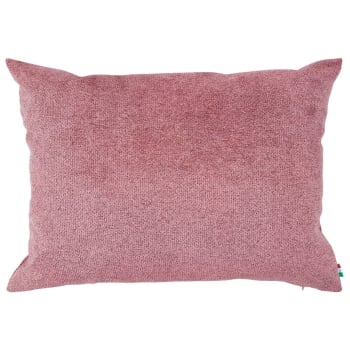 Boucle - Cuscino rosa antico arredo in microfibra pelouche 40X60 cm