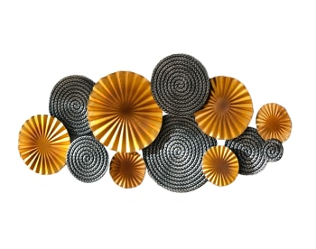 UMBRELLI - Plaque décorative en métal noir