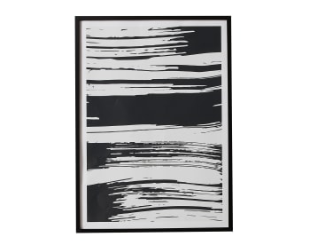 ACHILLE - Affiche en papier 50x50 noir