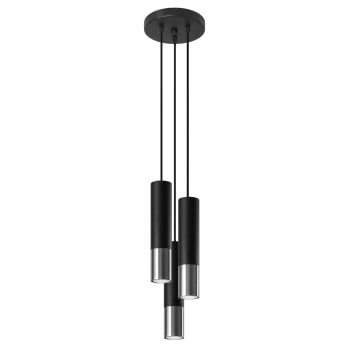 TODOLAMPER Lampada A Piede ANTIGONE - Flesso Articolabile, Altezza Regolabile 150-190 Cm, Metallica, Nero/Cromo, Portalampada E27, Per Soggiorno E Studio