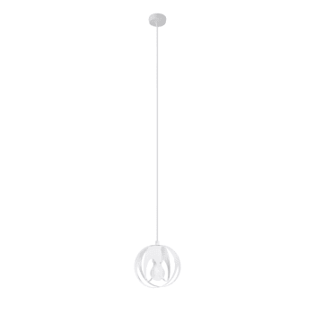 Tulos - Lámpara colgante blanco acero  alt. 125 cm