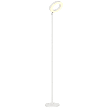Lámpara de pie color blanco 25 x 25 x 168 cm