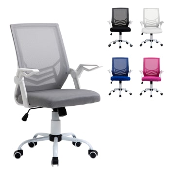 Silla de oficina 62.5x55x104 cm gris