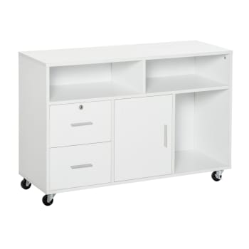 Mueble archivador color blanco 100 x 35 x 65 cm