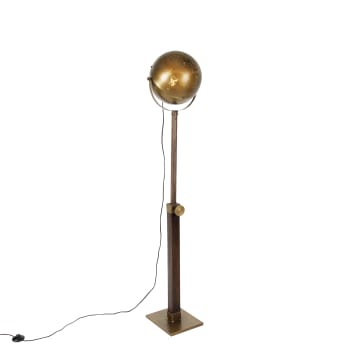 Haicha - Lámpara de pie madera bronce 35.5 x 30 x 168    (cm)