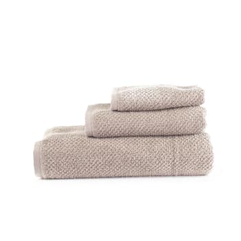 206 - Juego 3 toallas rizo 550 gr/m2 topo 100% algodón