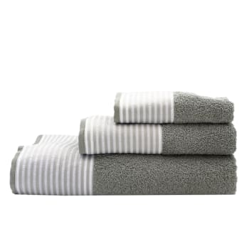 Blanc Avenue Juego de 3 toallas grandes de baño 100x150 cm 500gr/m2